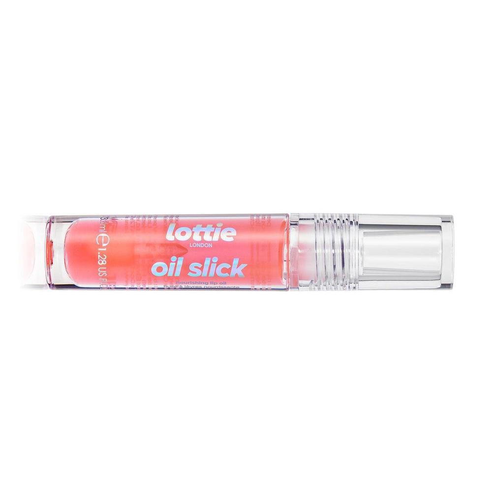 NEW Lottie London Oil Slick Nourishing Lip Oil Peachy Cheeks Full Size 3.8ml